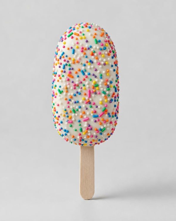 Rainbow Funfetti Cake Popsicle